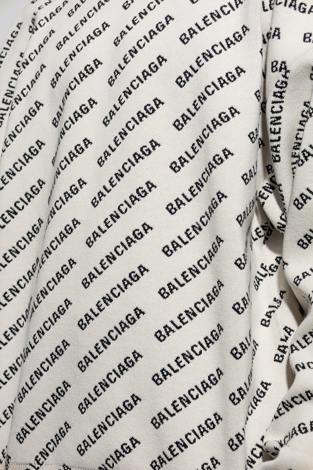 Balenciaga Sweater with monogram Men s Clothing Vitkac